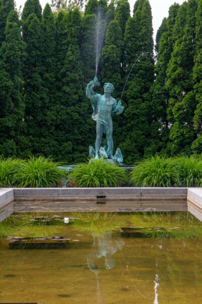 Fountain at Mount Assisi Gardens at St. Francis University