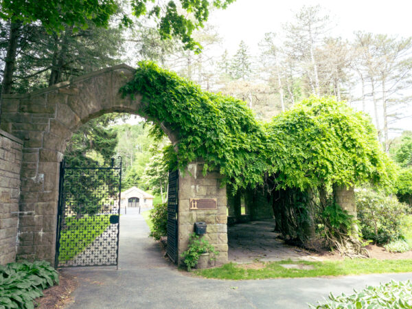 Entrance to the Sunken Gardens at Mount Assisi in Cambria County PA