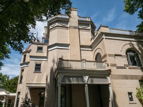 Exterior of the Clayton Mansion in Pittsburgh, Pennsylvania