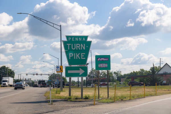 Carlisle entrance to the Pennsylvania Turnpike