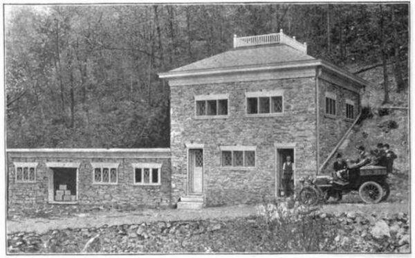 Historic photos of the Colonial Springs Bottling Plant in Valley Forge PA