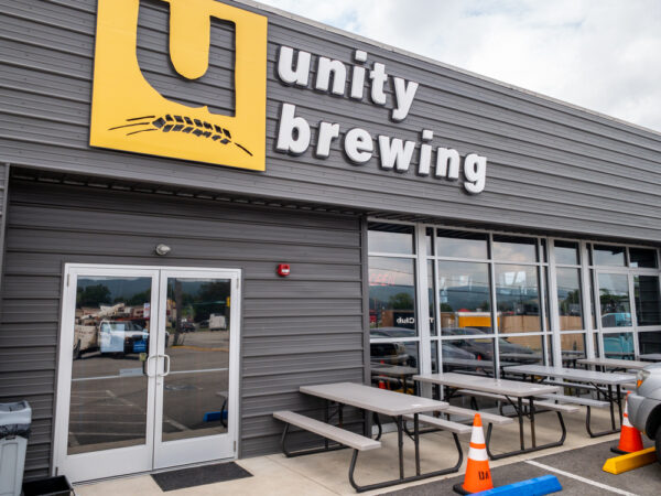 Exterior of Unity Brewing in the Laurel Highlands