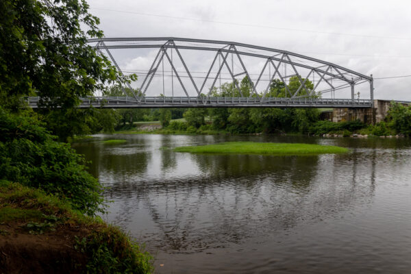 Pine Creek near its confluence with the West Bank of the Susquehanna River.