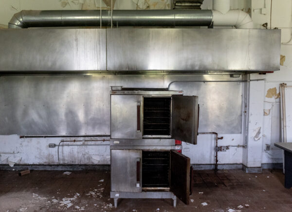 Stove in the kitchen of SCI Cresson near Altoona PA