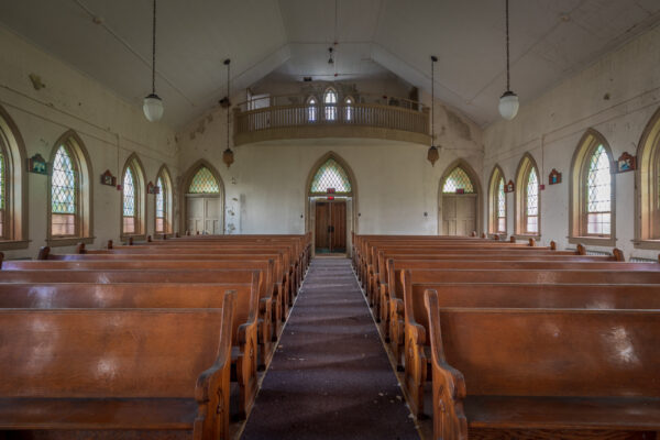 Inside Grace Chapel at SCI Cresson in the Allegheny Mountains