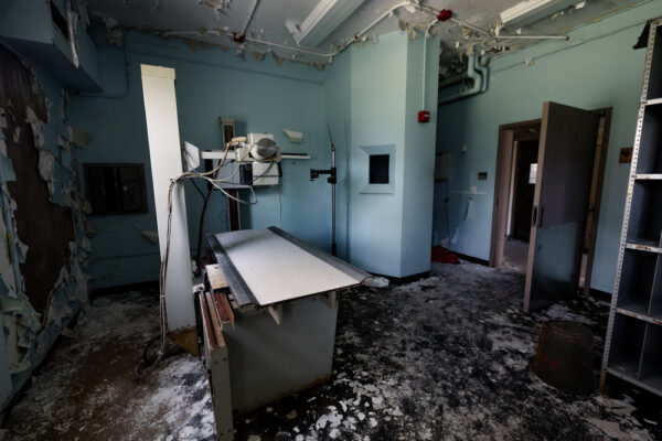 Abandoned hospital at the Cresson State Prison in Pennsylvania