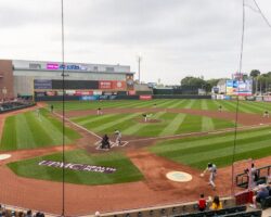Watching an Erie SeaWolves Baseball Game in Erie, PA