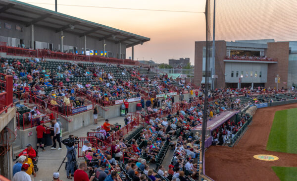 Third Base seating at UPMC Park's Erie Seawolves