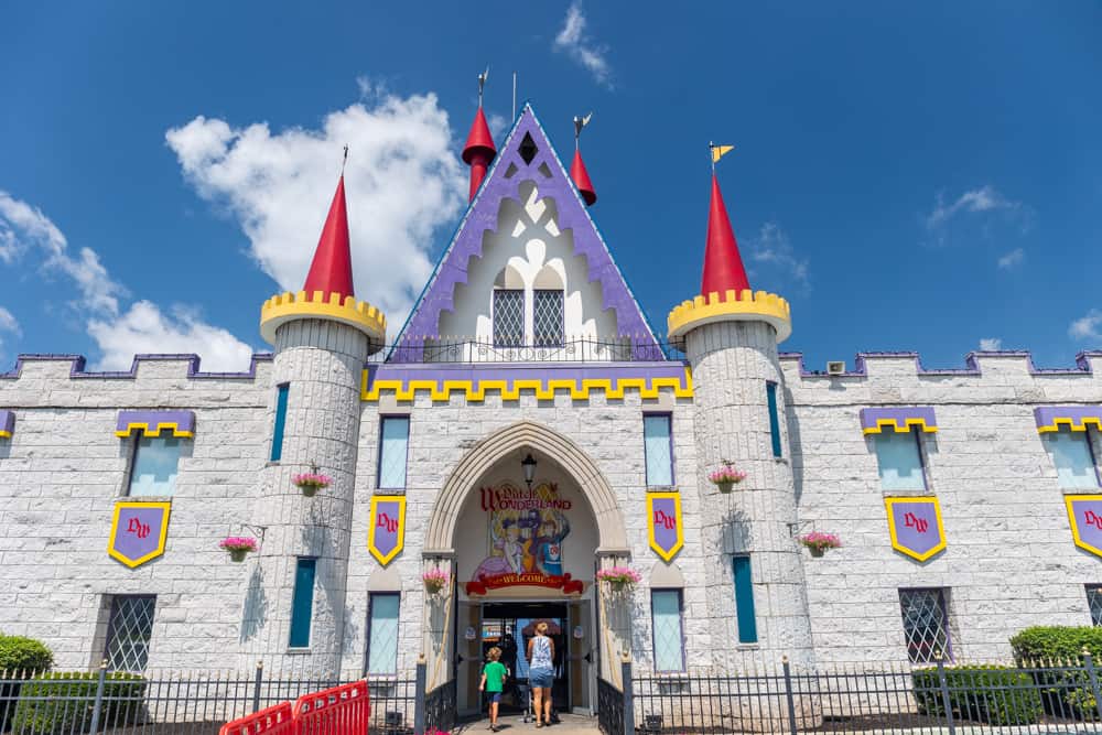 The entrance to Dutch Wonderland in Lancaster PA