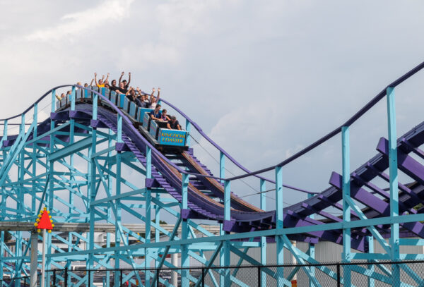 One of the rollercoasters at Dutch Wonderland in Lancaster County