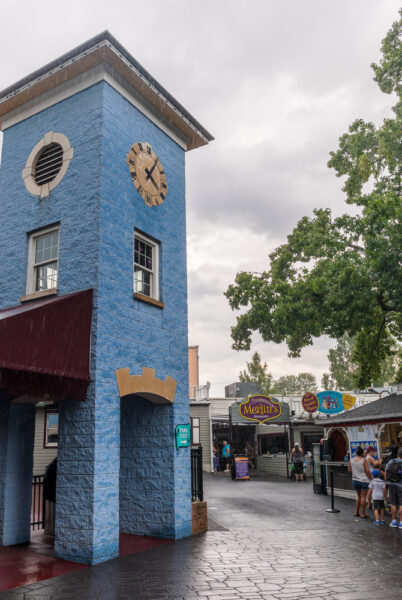 Buildings inside Dutch Wonderland in Lancaster County PA