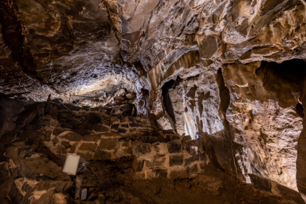 Formations inside Lost River Caverns near Bethlehem PA