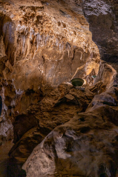 Formations inside Lost River Caverns near Bethlehem Pennsylvania
