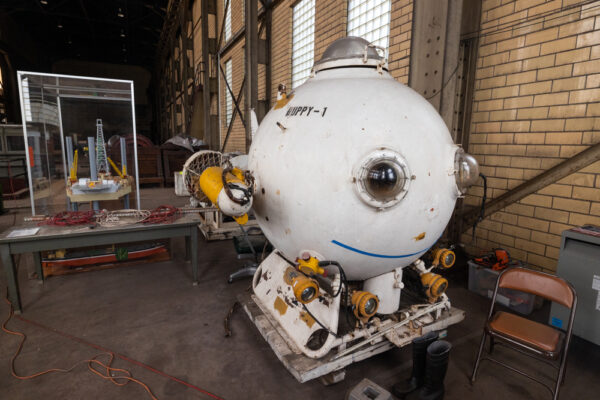 Guppy submarine at the National Iron and Steel Heritage Museum in Coatesville PA