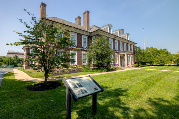 Exterior of the Lukens Executive Office Building in Coatesville Pennsylvania