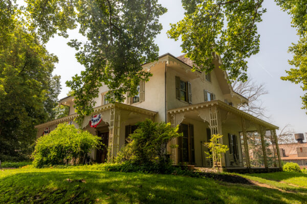 Historic home in the Lukens Historic District at the National Iron and Steel Heritage Museum in Coatesville PA