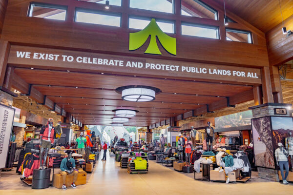 Just inside the front doors of Public Lands near Pittsburgh Pennsylvania