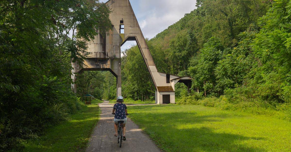 The Armstrong Trail: A Great Bike Ride Past Railroad Ruins in Western PA -  Uncovering PA