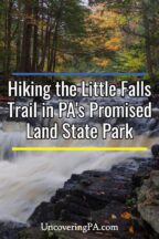 Little Falls Trail in Promised Land State Park in the Poconos
