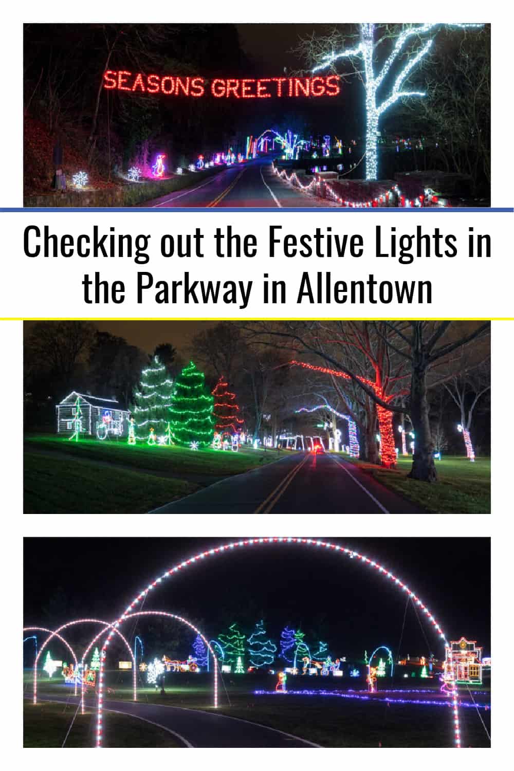 Checking out the Festive Lights in the Parkway in Allentown Uncovering PA