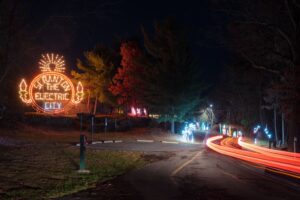 Driving Through the Free and Festive Christmas Lights in Scranton’s Nay Aug Park