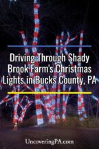 Christmas Lights at Shady Brook Farm in Pennsylvania