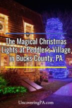 Christmas Lights at Peddler's Village in Bucks County, Pennsylvania