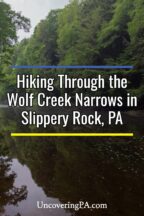 Wolf Creek Narrows in Slippery Rock Pennsylvania
