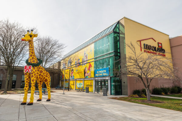 The LEGO themed mall entrance at Plymouth Meeting Mall near Philly.