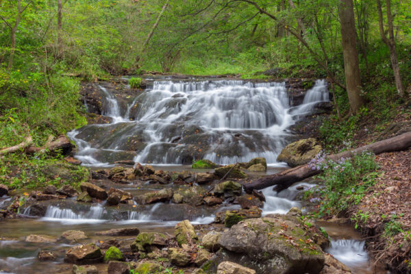 Cabbage Creek Falls in Roaring Spring PA