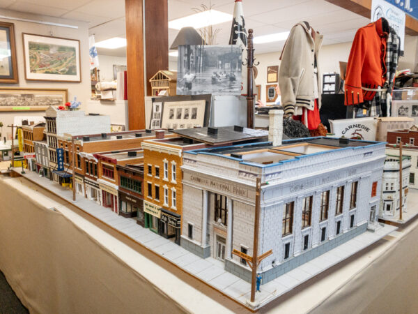 Town model in the Historical Society of Carnegie Museum