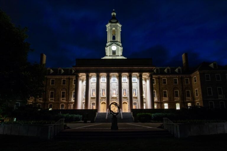 Old Main at Penn State Print Uncovering PA