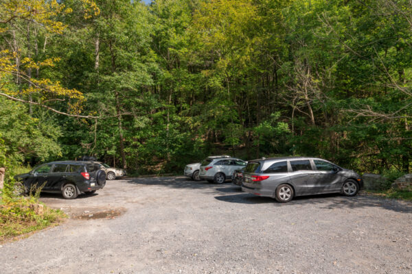 The parking area for Shingletown Gap near State College PA