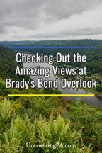 Brady's Bend Overlook in Clarion County Pennsylvania