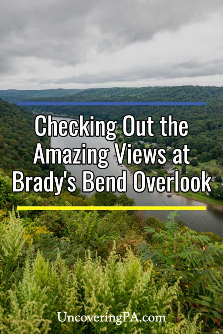 Taking in the Amazing View from Brady's Bend Overlook in Clarion County