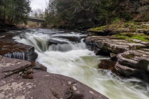 How to Get to the Waterfall in Little Rocky Glen in Wyoming County, PA