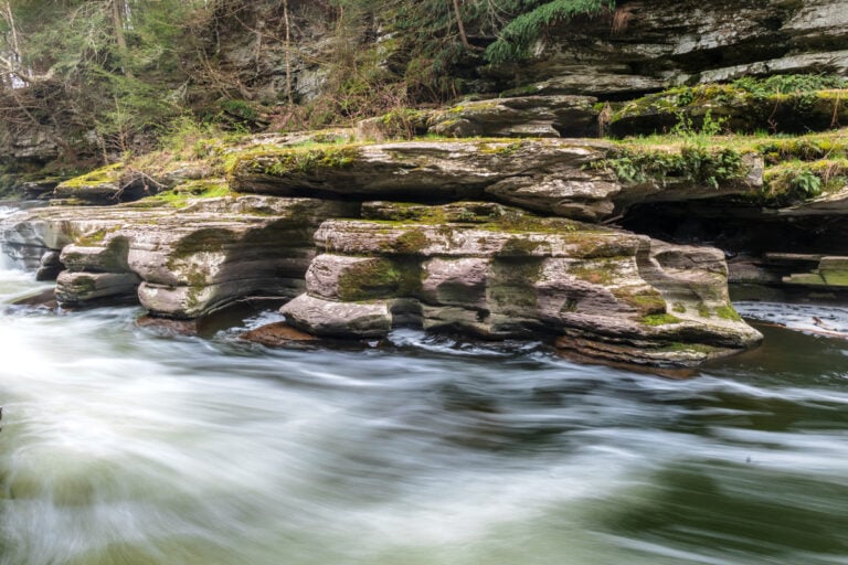 How to Get to the Waterfall in Little Rocky Glen in Wyoming County, PA