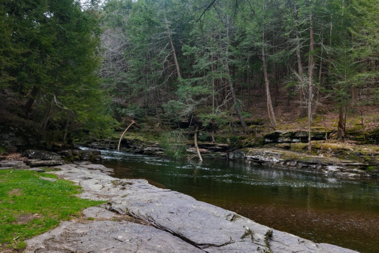 How to Get to the Waterfall in Little Rocky Glen in Wyoming County, PA