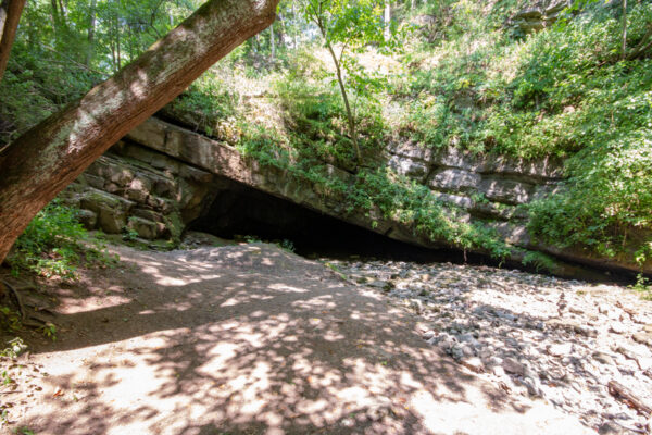 The entrance to Tytoona Cave in Blair County PA