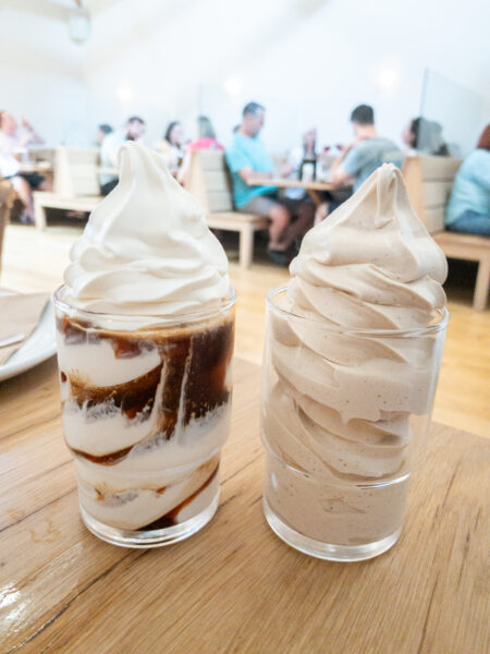 Soft serve ice cream from Pizzeria Beddia in Philly.