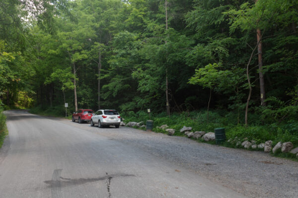 Parking for Tytoona Cave near Altoona Pennsylvania