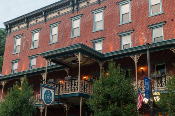 Exterior of the Inn at Jim Thorpe in Carbon County Pennsylvania