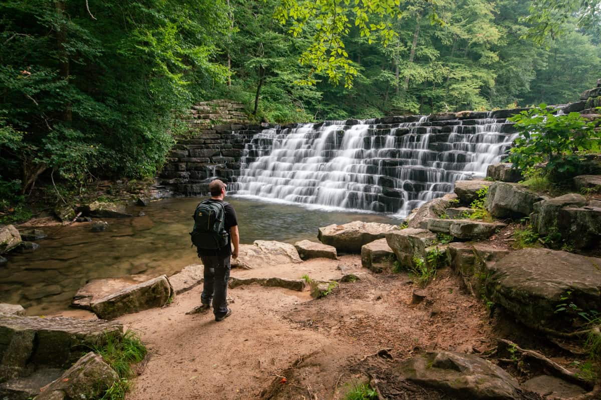 Hiking to Jones Mill Run Dam in Laurel Hill State Park Uncovering PA