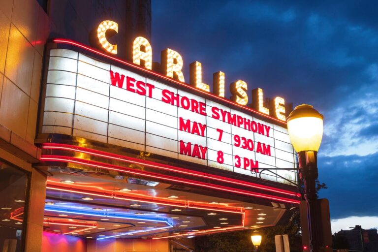 Carlisle Theatre CloseUp Print Uncovering PA