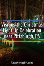 Christmas Light Up Celebration Near Pittsburgh Pennsylvania