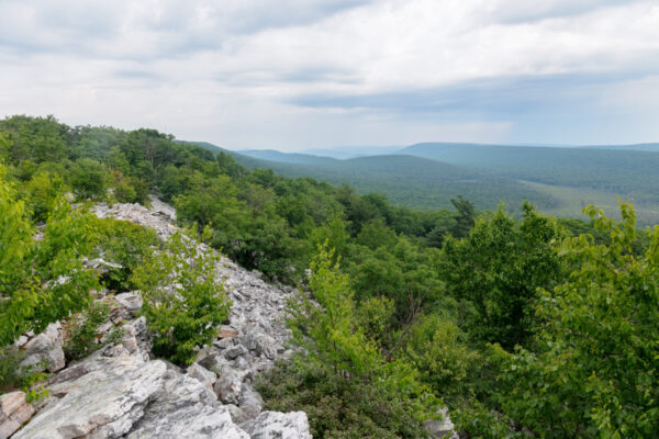 Indian Wells Overlook in Rothrock State Forest in Centre County PA