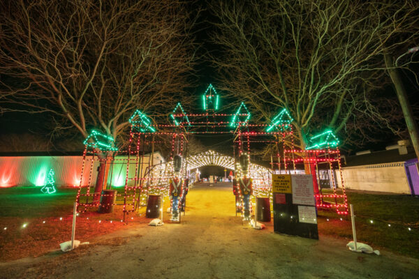 The entrance to Overly's Country Christmas in Westmoreland County PA