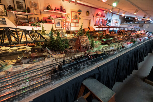 Model railroad at Overly's in Westmoreland County PA