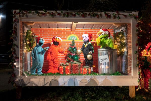 Sesame Street Vignette at the Berwick Christmas Boulevard in Columbia County Pennsylvania