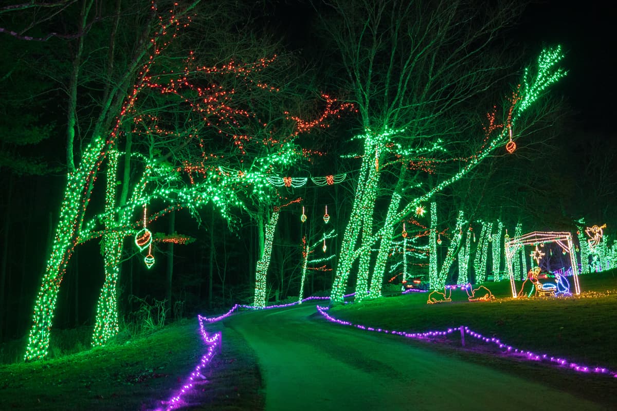 Festival of Lights near Tunkhannock One of PA's Best DriveThrough